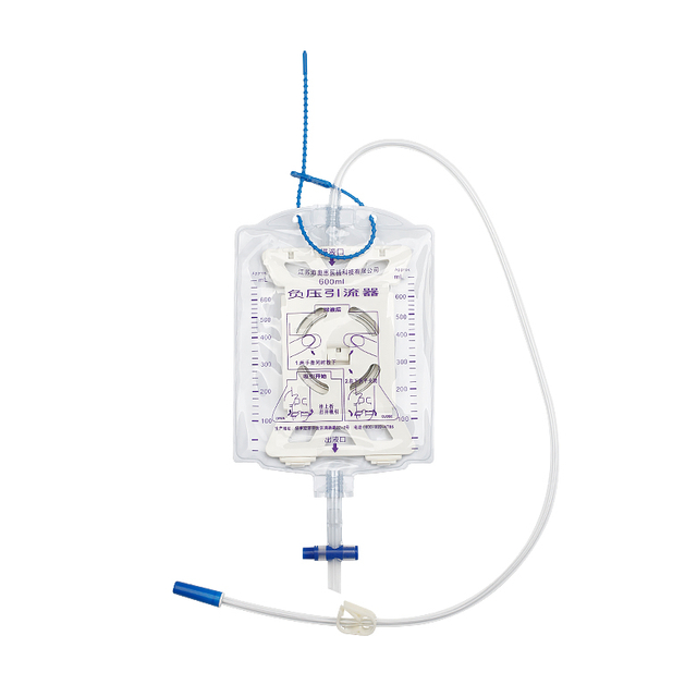 一次性闭合伤口引流系统套件医用耗材医用硅胶引流伤口引流系统布莱克引流管含 Ce 和 Iso13485